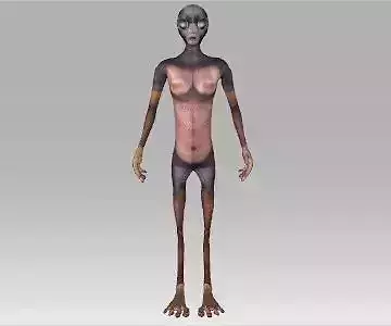 Gumonoid female alien