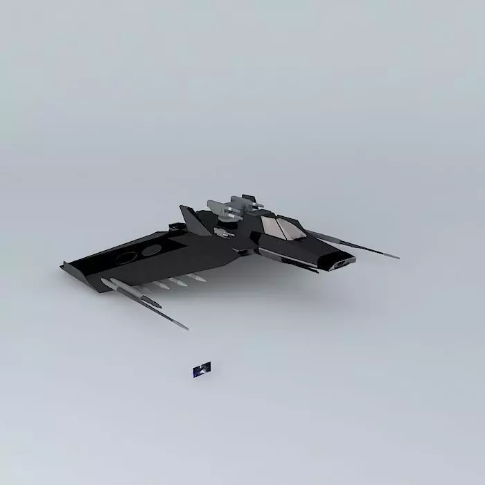 XF401 Spacewolf Space Fighter Class Free 3D model_0