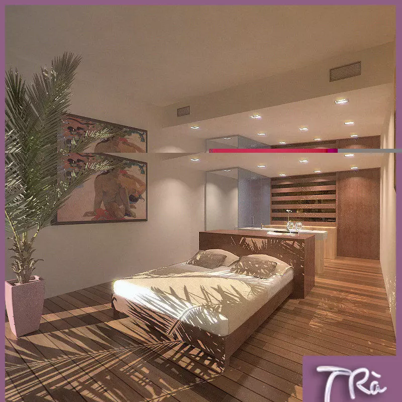 TROPICAL BEDROOM 3D model_0