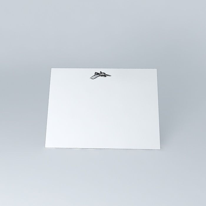 XF405 Comodor Interceptor assault fighter class Free 3D model_3