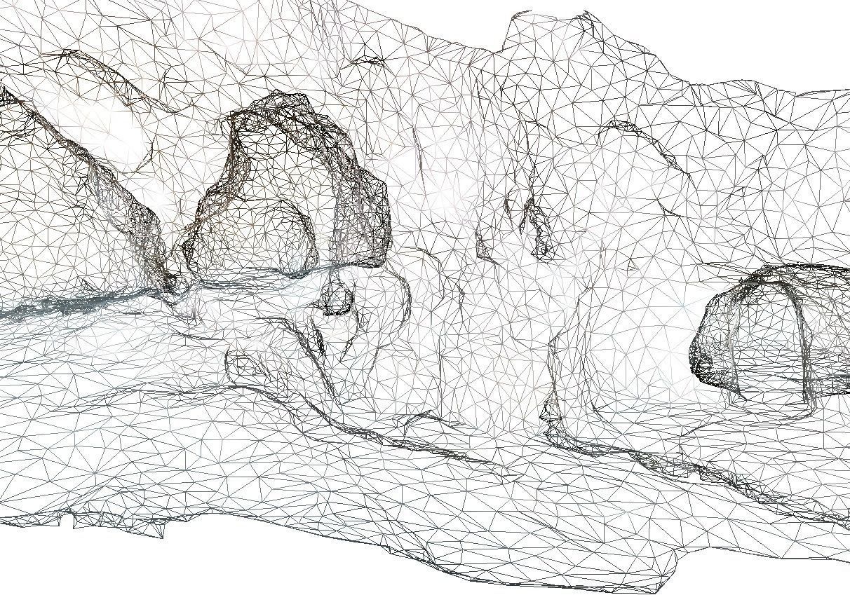 Cave complex II - Low Poly Low-poly 3D model_2