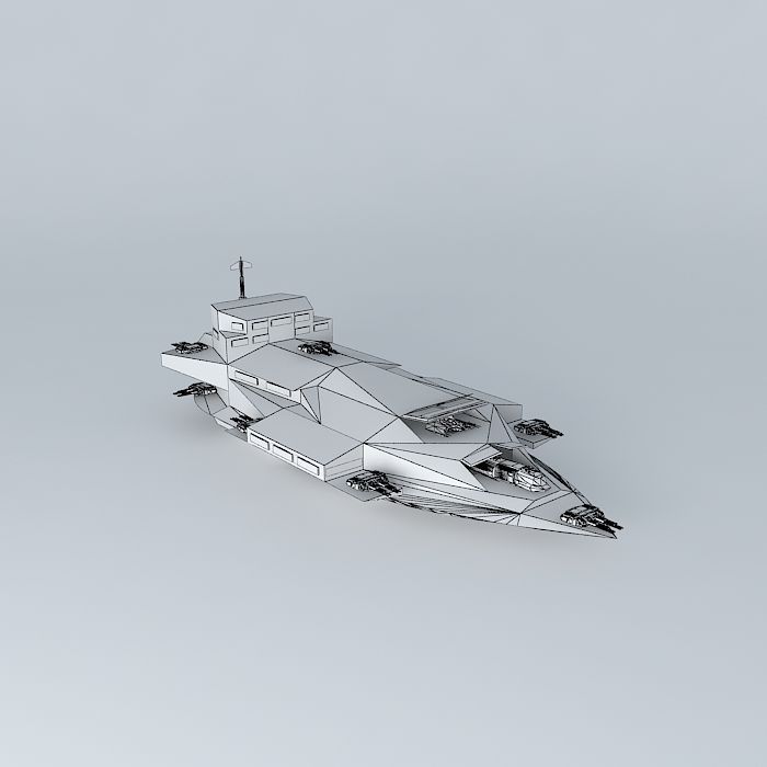 SCS Titan Cruiser Class Free 3D model_3