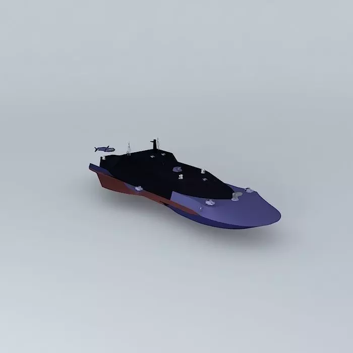 XD413 HORNET Assault space destroyer class Free 3D model_0