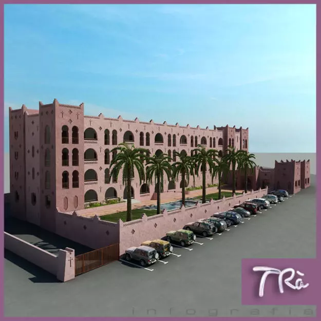 MOROCCO HOTEL 3D model