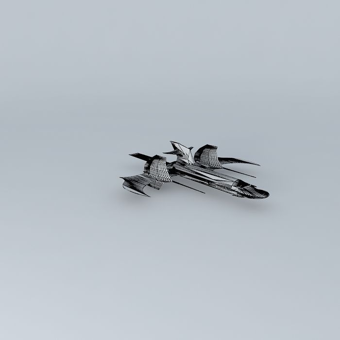 ATX11 Aegir Tau'ri and asgard space fighter class Free 3D model_3