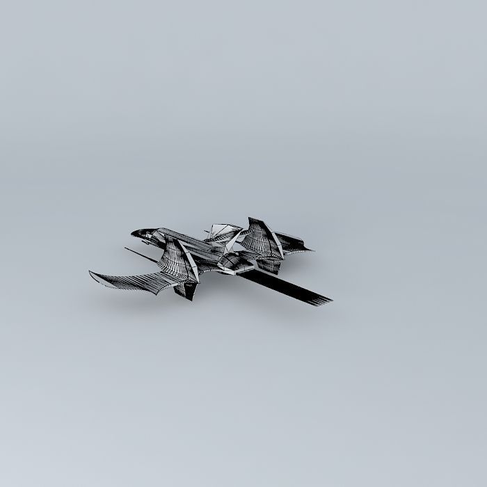 ATX11 Aegir Tau'ri and asgard space fighter class Free 3D model_4