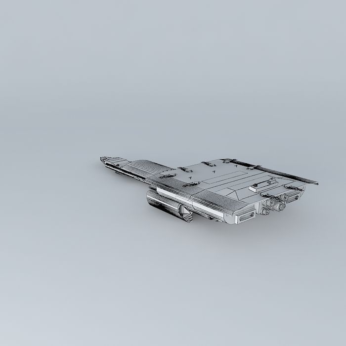 SSS Navarona X14 Battle Space Fortress class Free 3D model_4