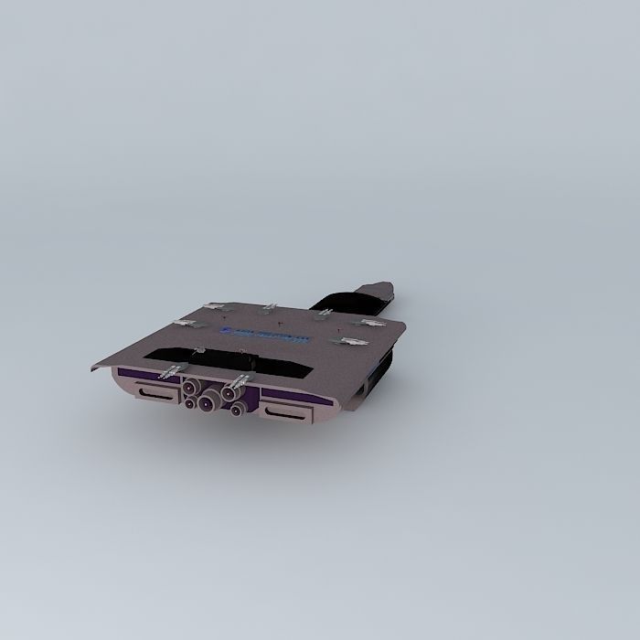 SSS Navarona X14 Battle Space Fortress class Free 3D model_1