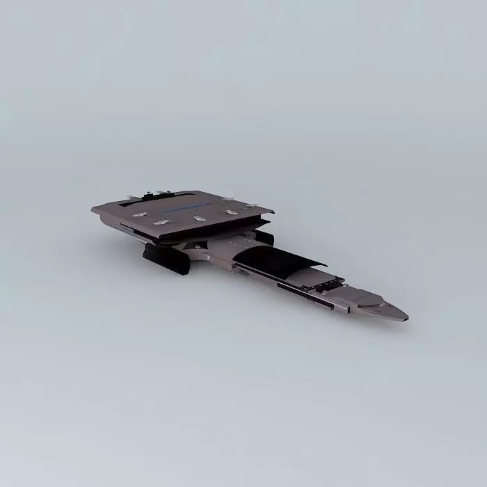 SSS Navarona X14 Battle Space Fortress class Free 3D model_0