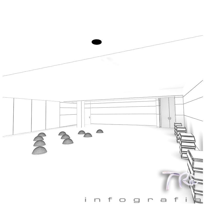 AEROBIC SPINNING GYM ROOM 3D model_9