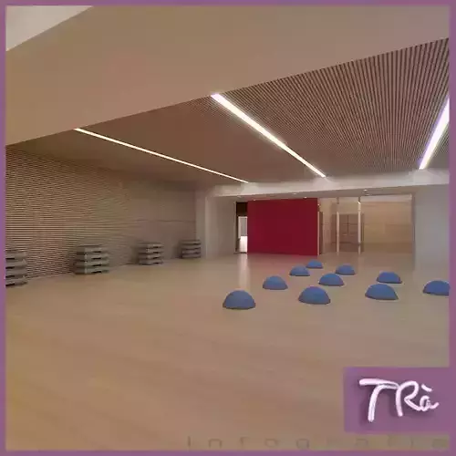 AEROBIC SPINNING GYM ROOM