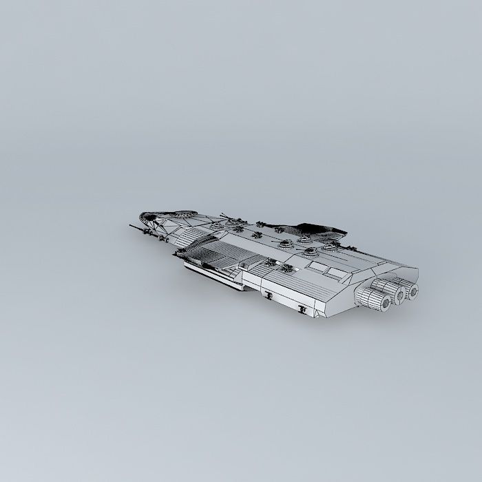 XC431 Gladiator Scout cruiser class Free 3D model_4