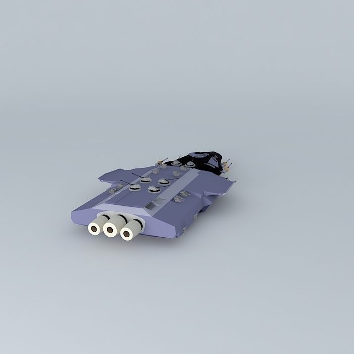 XC431 Gladiator Scout cruiser class Free 3D model_1