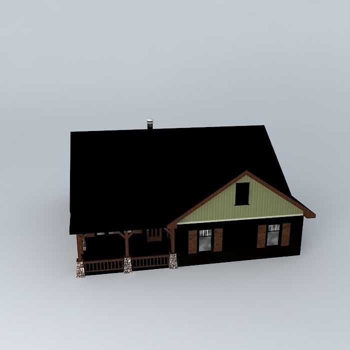Small House Free 3D model_2