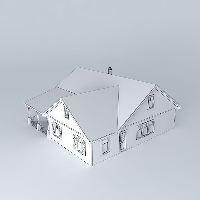 Small House Free 3D model_4