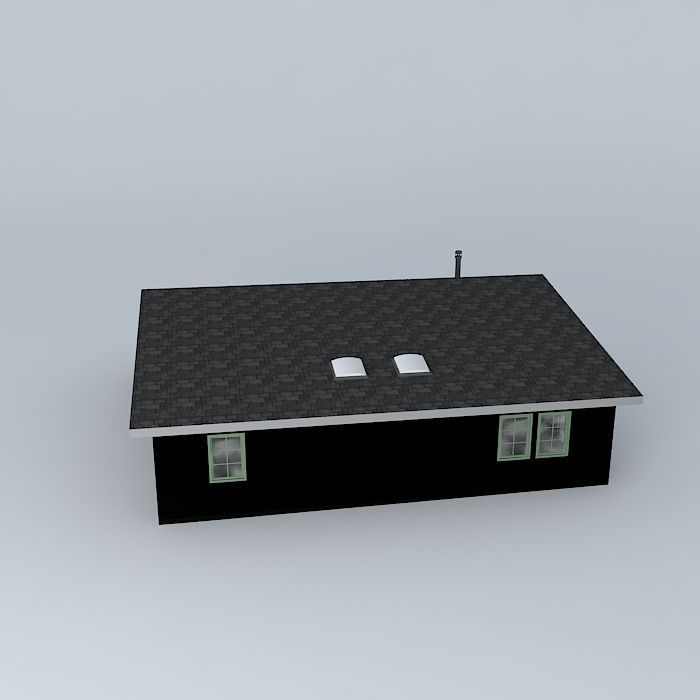 Tract House Free 3D model_2