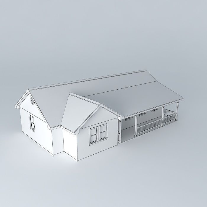 House Free 3D model_3