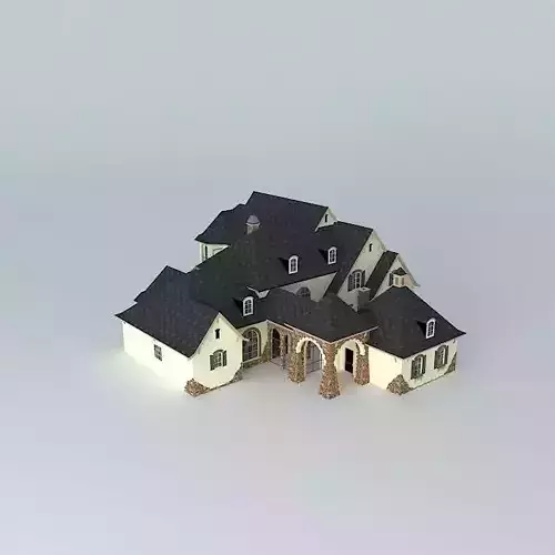 Mansion house Free 3D model