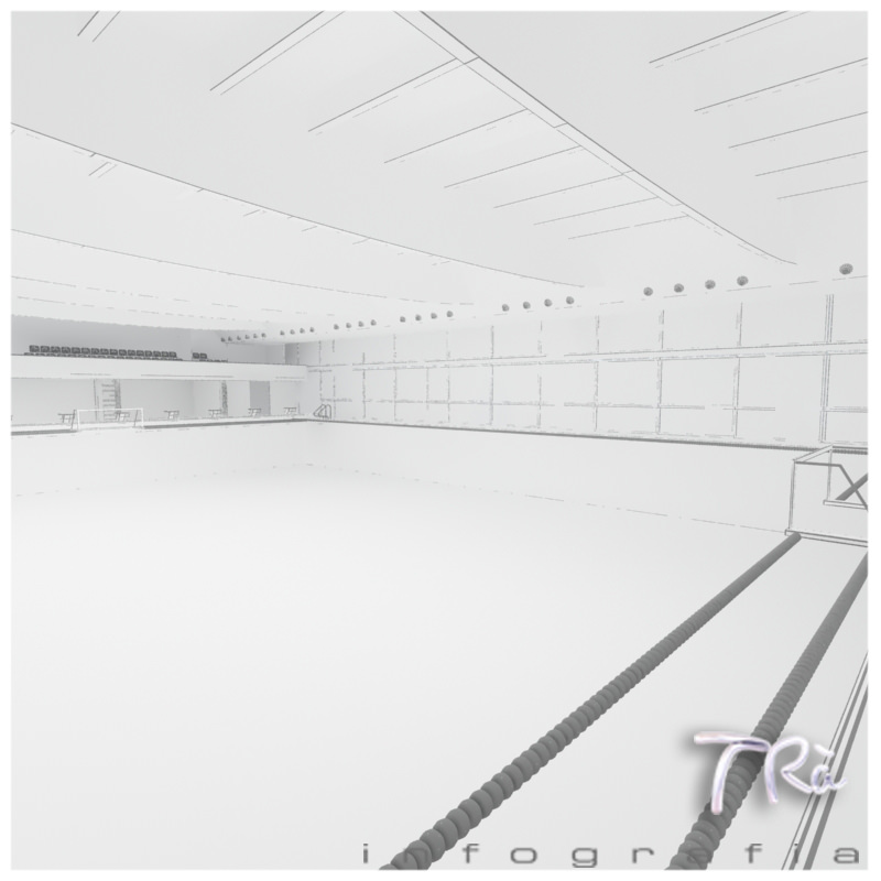 INDOOR POOL COMPLEX 3D model_5