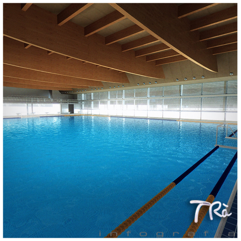 INDOOR POOL COMPLEX 3D model_2
