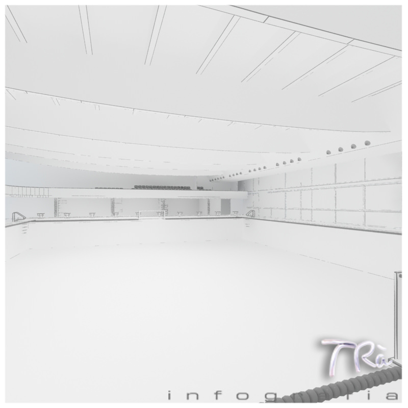 INDOOR POOL COMPLEX 3D model_4