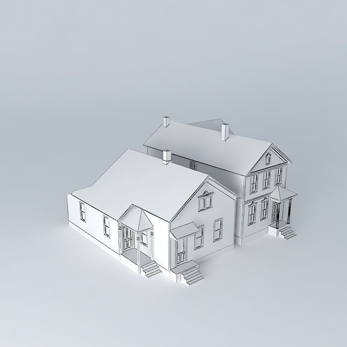 Old House Free 3D model_3