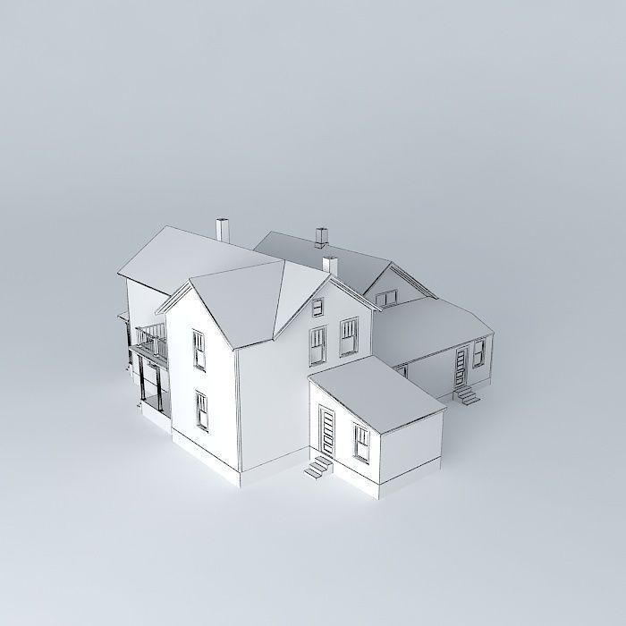 Old House Free 3D model_4
