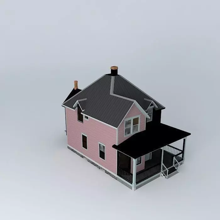 Old House Free 3D model_0