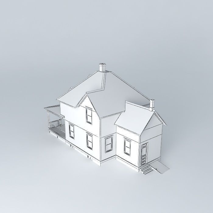 Old House Free 3D model_4