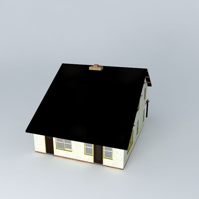 Salt Box Free 3D model_1