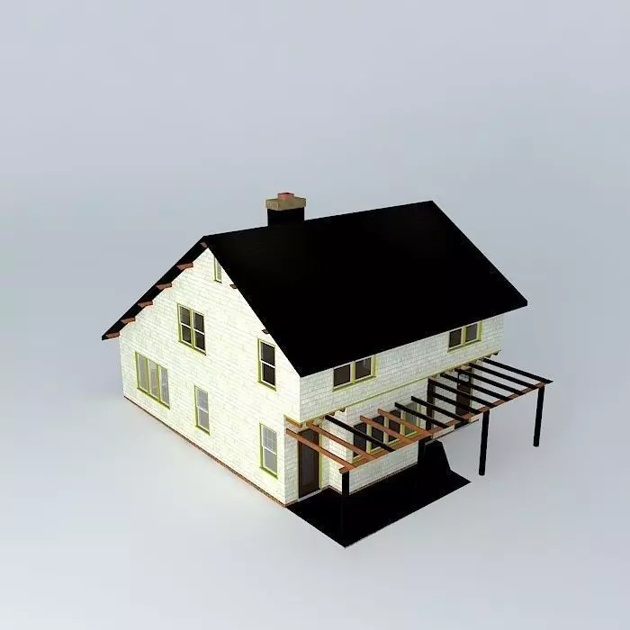 Salt Box Free 3D model_0