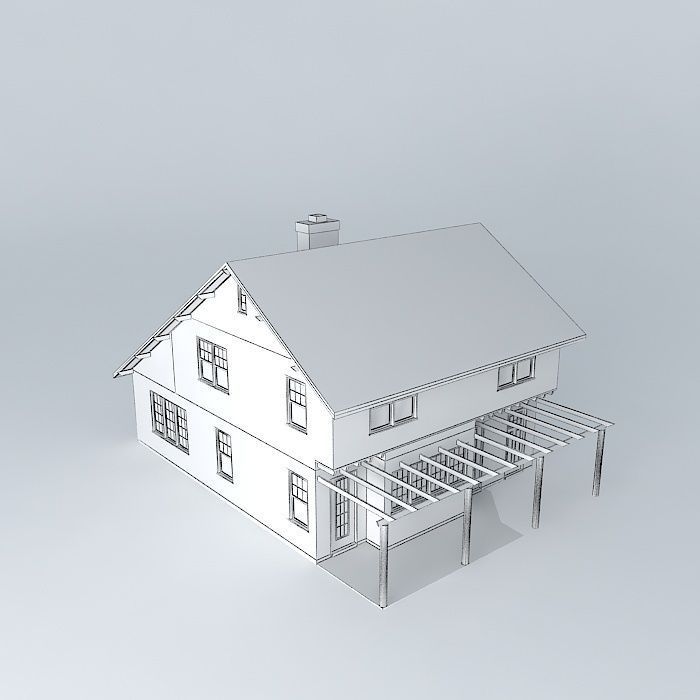 Salt Box Free 3D model_3