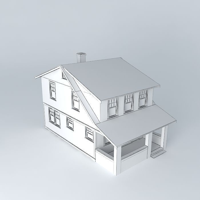 House Free 3D model_3