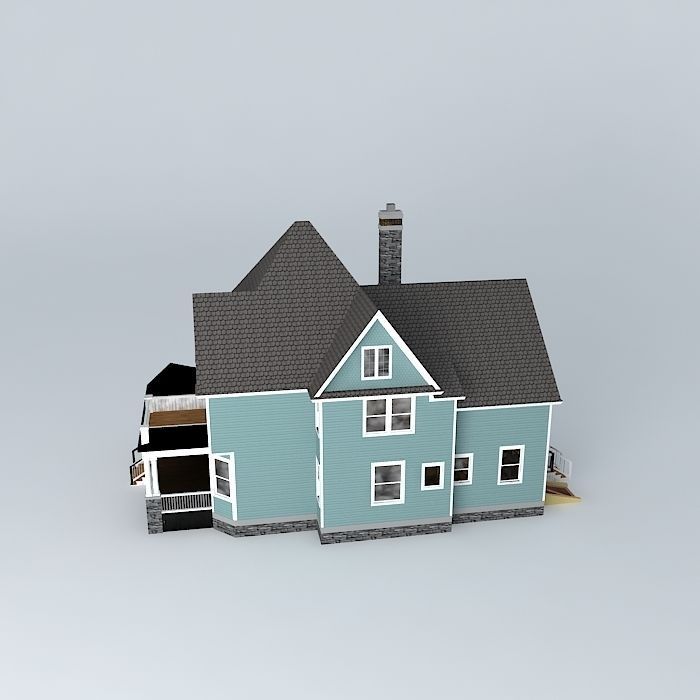 Old House Free 3D model_2