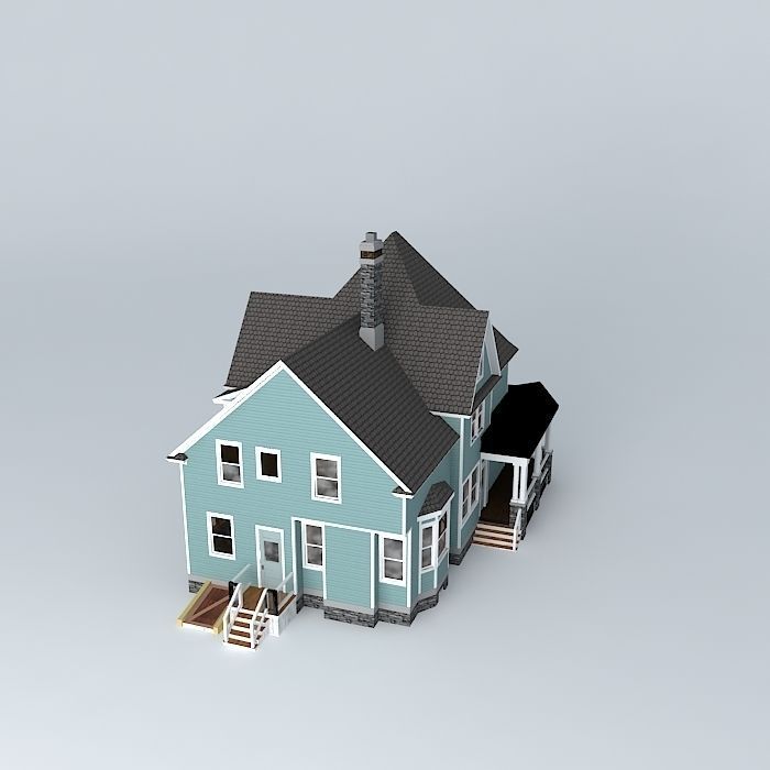 Old House Free 3D model_1