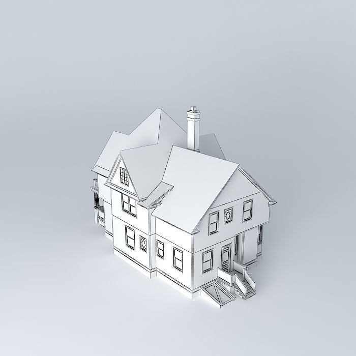 Old House Free 3D model_4