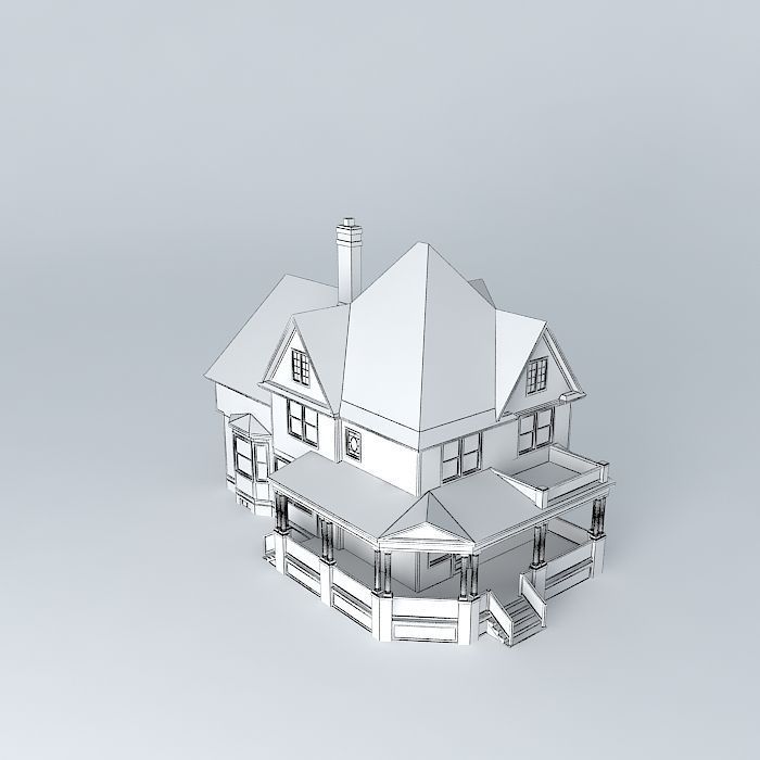 Old House Free 3D model_3