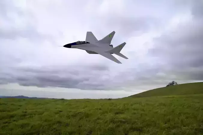 MiG 29 3D print model