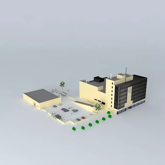 Police Headquarters Free 3D model