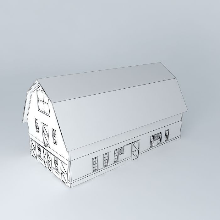 Dairy Barn Free 3D model_3