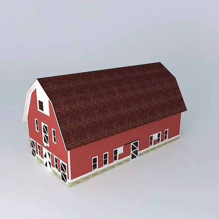 Dairy Barn Free 3D model_0