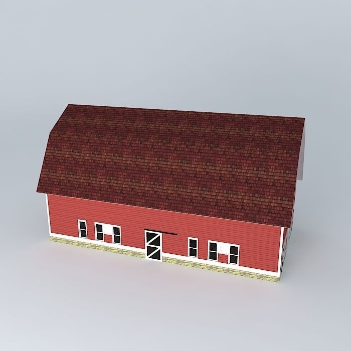 Dairy Barn Free 3D model_1