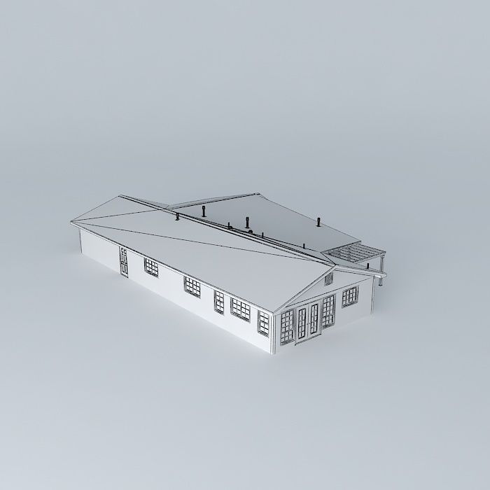 80s Style Home Free 3D model_4