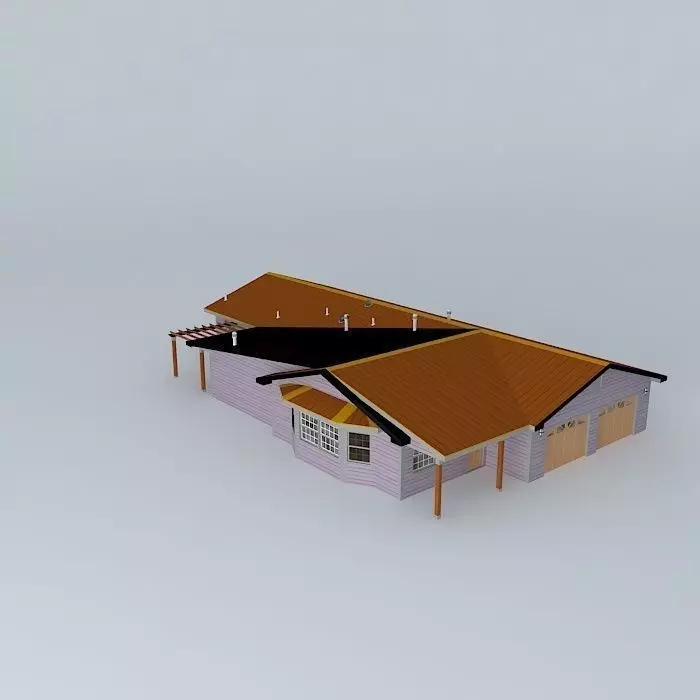 80s Style Home Free 3D model_0