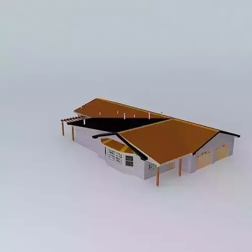80s Style Home Free 3D model
