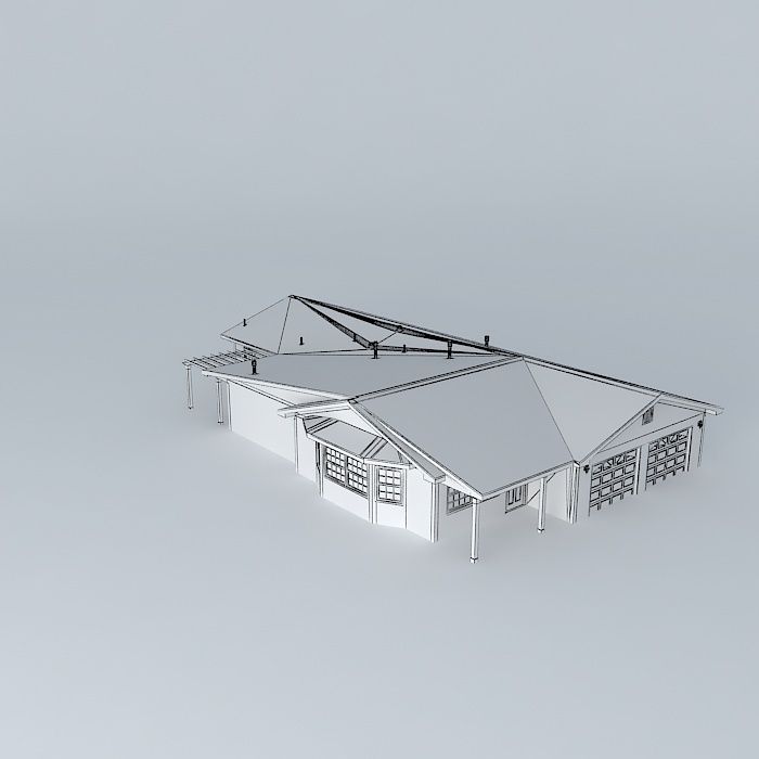 80s Style Home Free 3D model_3