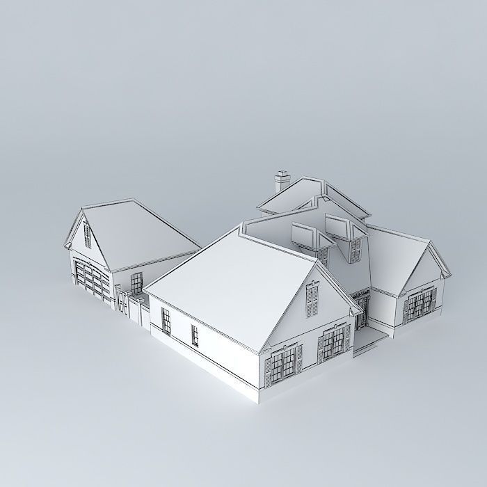 House Free 3D model_3