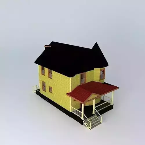 Victorian House Free 3D model