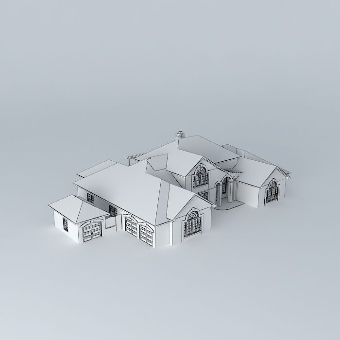 House Free 3D model_3