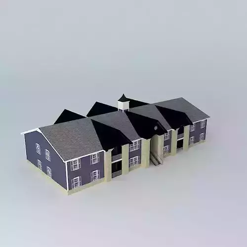 Colonial Village Apartments Free 3D model